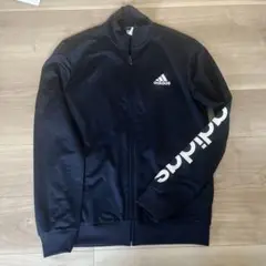 【美品】adidas フルジップジャケット 紺色　Lサイズ