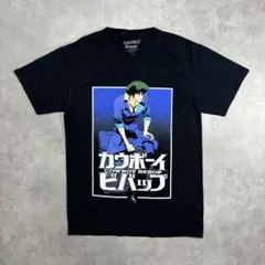 カウボーイビバップ ブラックTシャツ Sサイズ スパイク アニメT海外公式タグ