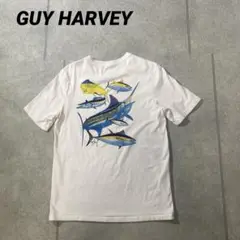 海外輸入品　GUY HARVEY ガイバーベイ　フィッシング　Tシャツ 白　L