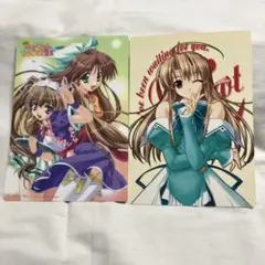 キャロットへようこそ 下敷き２枚組 新品未使用　美品