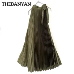 ☆激レア商品☆ THEBANYAN プリーツ トップス オリーブ 海外リゾート