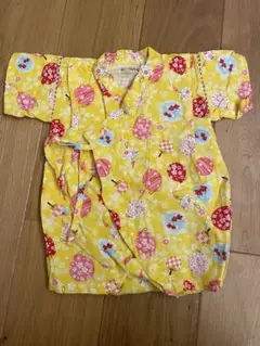 ロンパース 甚平 ベビー 女の子 80cm