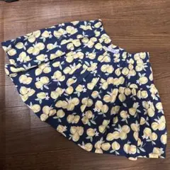 レモン柄スカート　120 スカパン