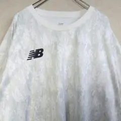 New Balance Tシャツ　ホワイト/ライトグレー　XL