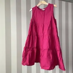 ノースリーブ ワンピース ピンク　ＸＬ