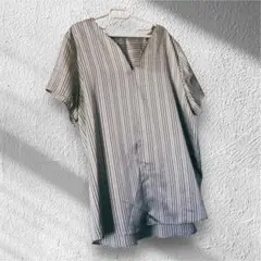 【美品】LES MUES レミューファム ブラウス カットソー 夏