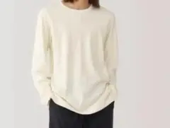 無印 MUJI labo スムースジャージー長袖プルオーバー