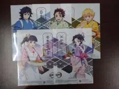 鬼滅の刃 クリアポスター セブンイレブン　7-11コンプリート 5種