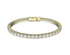 SWAROVSKI Tennis Deluxe ブレスレット ホワイトゴールド