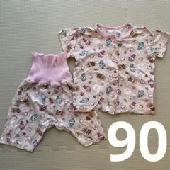 アンパンマン＊腹巻き付き半袖パジャマ90