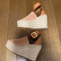 【期間限定セール】chloe クロエ エスパドリーユサンダル 35サイズ