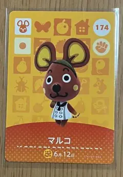 amiibo マルコ　あつ森