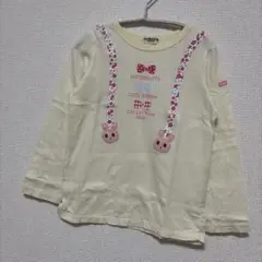 ホットビスケッツ キャビットちゃん 花柄 だまし絵 ロンT