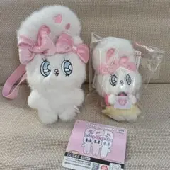 エスターバニー ハートハグマスコット　ぬいぐるみ　ホワイト　セット