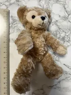 美品！Duffy ダッフィー　ぬいぐるみ マスコット　約14cm ベージュ