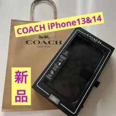 コーチ COACH iPhone 13&14 ケースフォリオ・シグネチャ