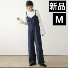 【新品】ラジエム　AMELY オールインワン　サロペット　ネイビー　パンツ