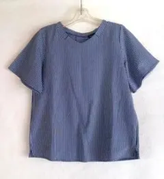 GALLORIA　ストライプ柄トップス　L　美品