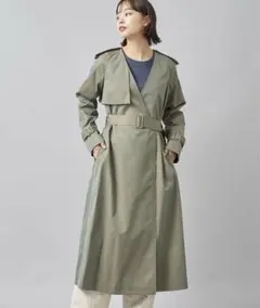 Dessin de mode/デッサンデモード*ノーカラートレンチコート