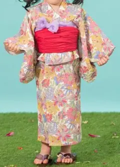 リバティ 浴衣セット センスオブワンダー アンジェリカ・ガーラ 80-90cm