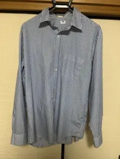 UNIQLOストライプ長袖シャツ