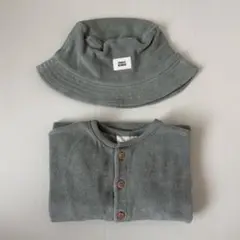 美品 STUDIO BOHEME Romper & Hat Set 24M