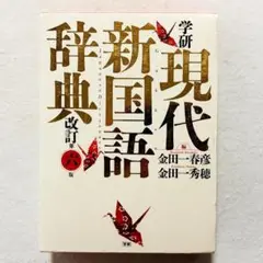 【本体「超美品」・24時間以内の爆速発送！】学研 現代新国語辞典　改訂第６版