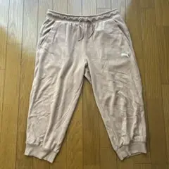 PUMA パイルスウェット7分丈クロップドパンツ
