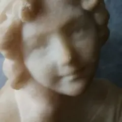 フランスアンティーク古い石膏製の胸像/彫像/石像/美術デッサン(86-12) 155249832_o2.jpg?
