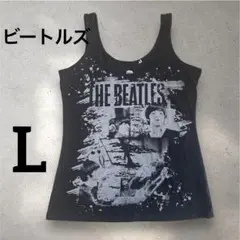 The Beatles バンドT タンクトップ Lサイズ ブラック　ビートルズ
