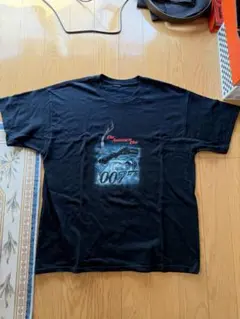 007 グラフィック Tシャツ 黒
