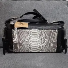 21万円 GATSBY JRA カンガルー×パイソン ショルダーバッグ