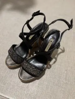 【美品】DIANA ダイアナ　ウエッジソールサンダル