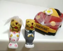 マーライオン木彫り飾り物♡ウェディングカー