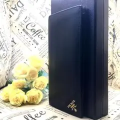 プラダ 長財布 折り サフィアーノ カード パス 黒 革 EM407
