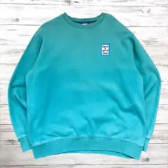 have a good time スウェット 胸ロゴ ブルー XL 0327