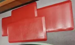 【中古】ドクターマット キッチンマット 3点セット　Doctormat レッド