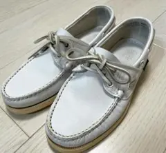 美品★パラブーツParabootデッキシューズ白★サイズ3