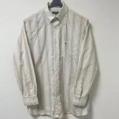 BURBERRY ストライプ長袖シャツ Lサイズ