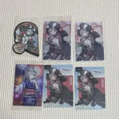 ホロライブ 沙花叉クロヱ ウエハース クリアカード ステッカー まとめ売り