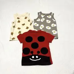 ベビー服 タンクトップ 3点セット