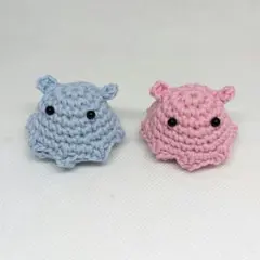 めんだこ　あみぐるみ　2個セット