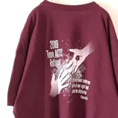HolyFamily CatholicChurch Tシャツ2XLえんじ古着