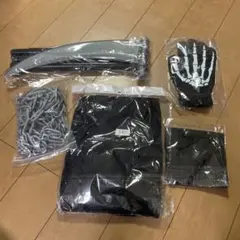 死神 コスプレ ハロウィン 仮装 衣装 コスチューム サイズ 140 ガイコツ