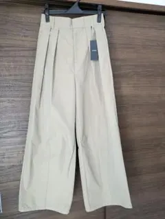 RUMOR ツイルタック カーブパンツ ベージュ