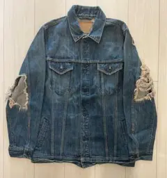 Sasquatchfabrix デニムジャケット　Mサイズ Sasquatchfabrix. × KATHARINE HAMNETT (DENIM JACKET Indigo