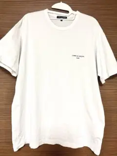 【美品】COMME des GARCONS HOMME 綿天竺Tシャツ 白 L