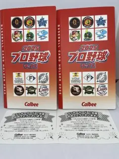 【新品】2025プロ野球チップス カードホルダー　ラッキーカード　2個セット