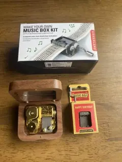 オルゴールセット:MUSIC BOX KIT、ハッピバースデー、エリーゼのために