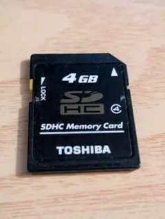 送料無料 TOSHIBA 4GB SDカード